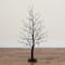 3ft. Pre-Lit Halloween Deluxe Black Twig Artificial Tree with 36 Orange & Purple LED Lights